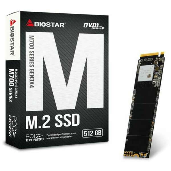 Biostar SSD M.2 512GB 1700MBs/1450MBs M700