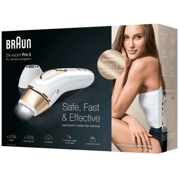 BRAUN IPL PL5124 White/Gold Box