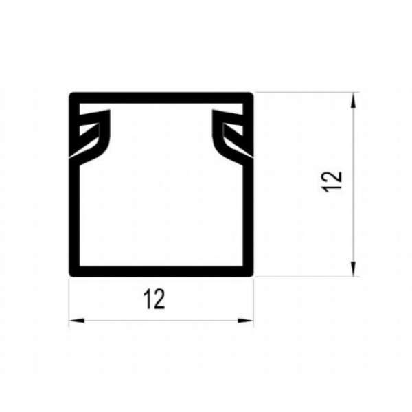 GEMBIRD ME-12x12mm 2m kablovski kanal PVC