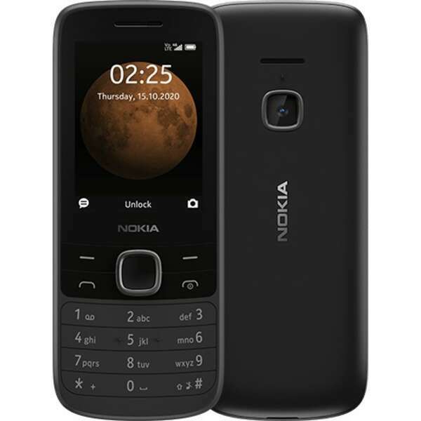 NOKIA 225 4G DS Black DS