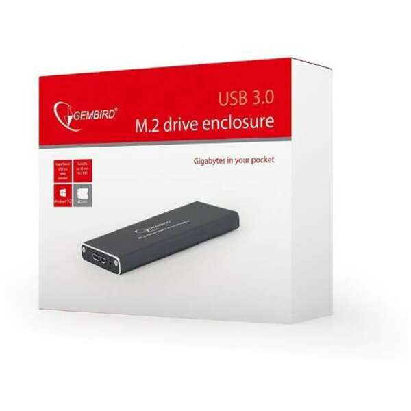 GEMBIRD EE2280-U3C-01 Kuciste za M.2 SSD USB3.0 