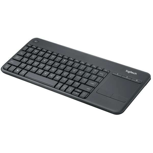 LOGITECH K400 PLUS WIRELESS TOUCH KEYBOARD BLACK YU 920-008385