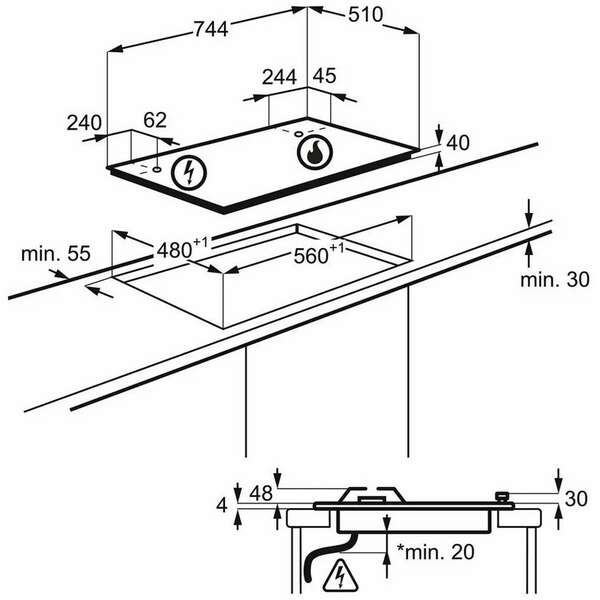ELECTROLUX KGS7536SX