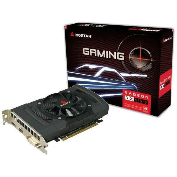 Biostar RX550 4GB GDDR5 128 bit DVI/DP/HDMI