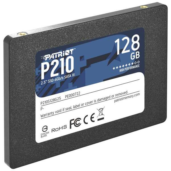 Patriot P210 SSD 2.5 SATA3 128GB P210S128G25