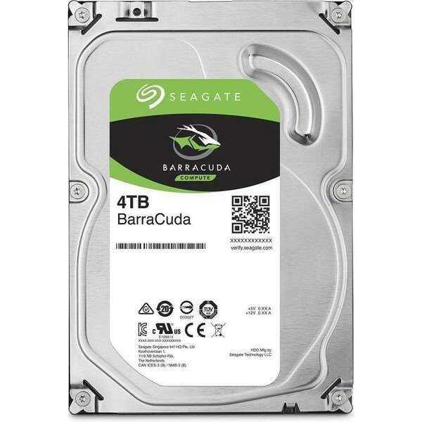 SEAGATE 4TB 3.5 SATA III 256MB 5.400 ST4000DM004 Barracuda Guardian