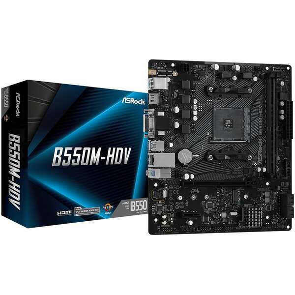 ASRock AMD B550M-HDV AM4