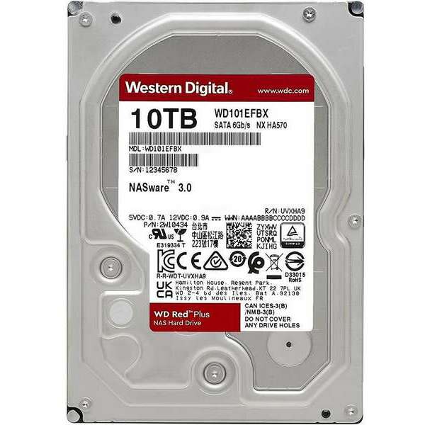 Western Digital WD101EFBX 10TB Red Plus