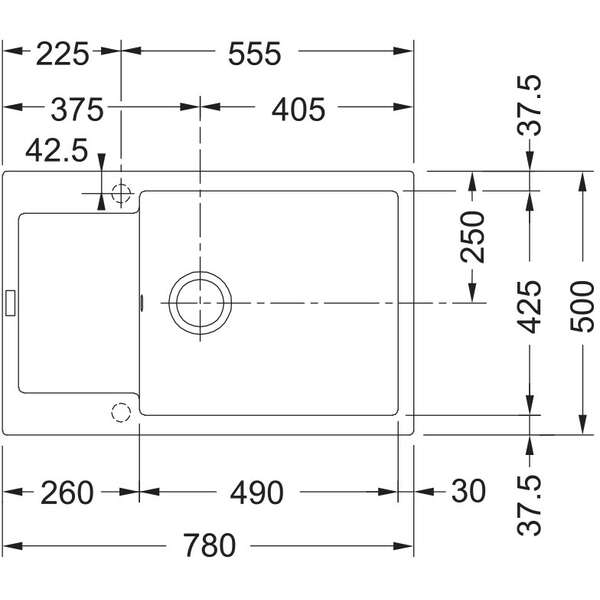 FRANKE MRG 611-78 XL MAT CRNA 114.0627.365