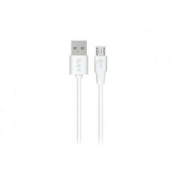 S-LINK beli data kabl micro USB 0,2m 2,4A