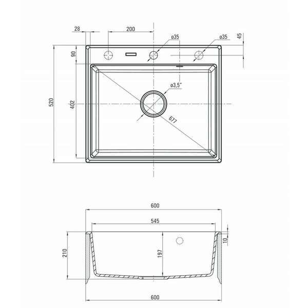 DEANTE ZQN A103 ANDANTE 60/WH 