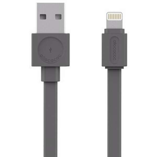 ALLOCACOC Flat USB kabl za iPhone 1.5m sivi 10451GY/LGHTBC