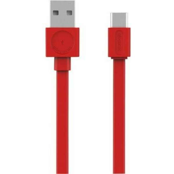 ALLOCACOC Flat USB kabl USB-C 1.5m crveni 10453RD/USBCBC