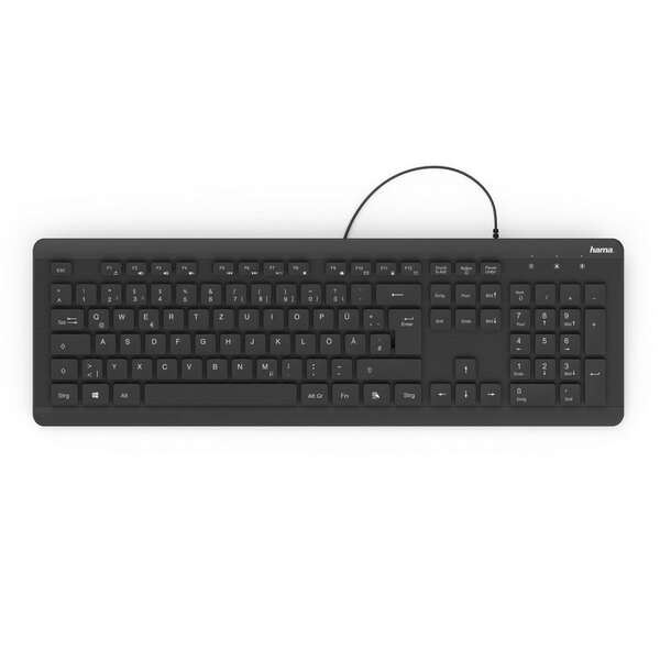 HAMA KC-600 vodootporna tastatura crna