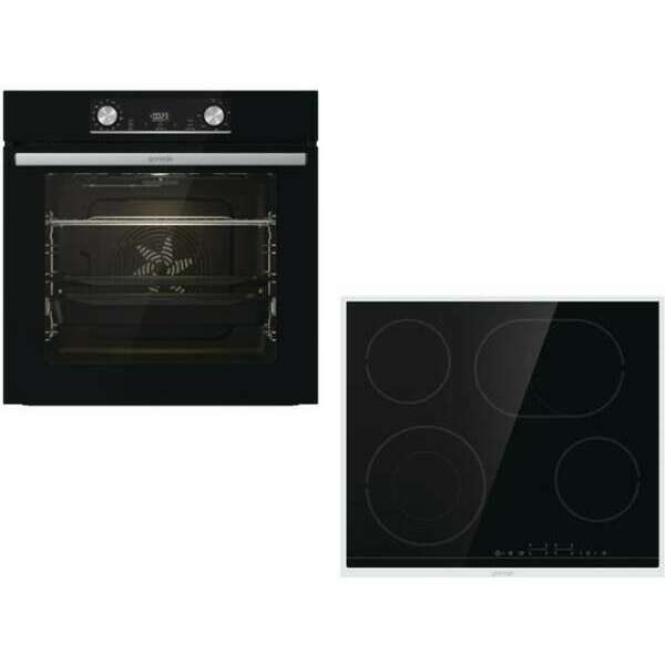 GORENJE BLACK STEAM SET