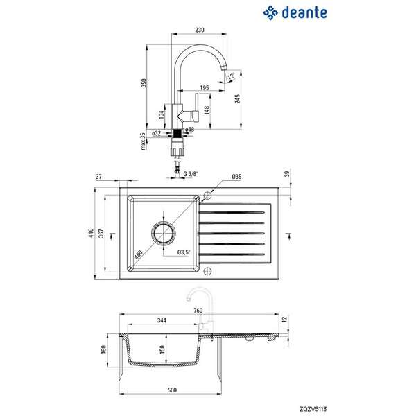 DEANTE SET ZQZV5113