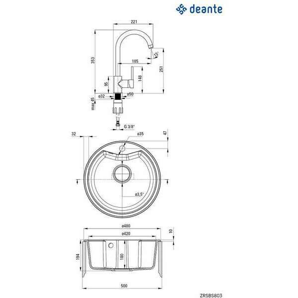 DEANTE SET ZRSBS803
