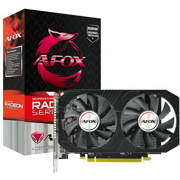 AFOX RX550 4GB DDR5 128bit DVI/HDMI/DP AFRX550-4096D54H-V6