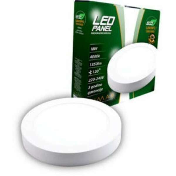 LUMAX ECO LUMNPK-18W 4000K Nadgradni-Cetvrtasti 1530 lm