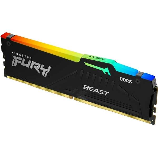 KINGSTON DIMM DDR5 16GB 6000MT/s KF560C40BBA-16 Fury Beast RGB