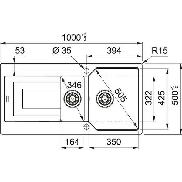 FRANKE UBG 651-100 114.0627.257