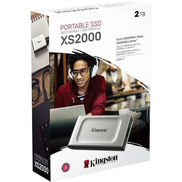 KINGSTON Portable XS2000 2TB eksterni SSD SXS2000/2000G