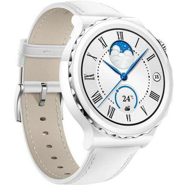 HUAWEI Watch GT 3 Pro 43mm White Leather (Frigga-B19V)