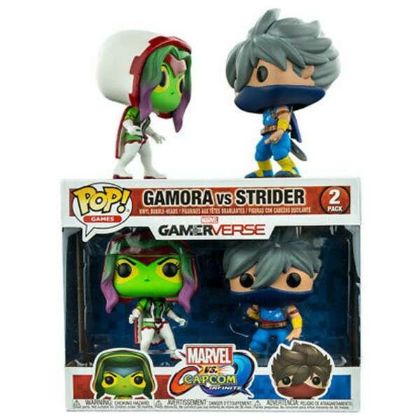 FUNKO Capcom vs Marvel POP Vinyl 2-Pack Gamora vs Strider (Player 2)