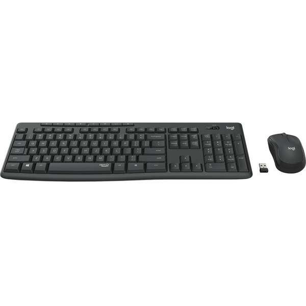 LOGITECH MK295 Silent Wireless Desktop Graphite YU 920-009809