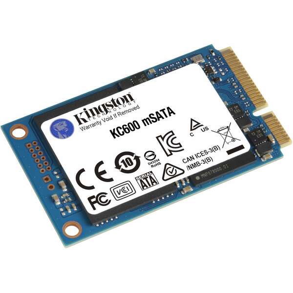 KINGSTON 512G SSD KC600 SATA3 mSATA