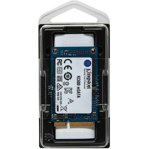 KINGSTON 512G SSD KC600 SATA3 mSATA