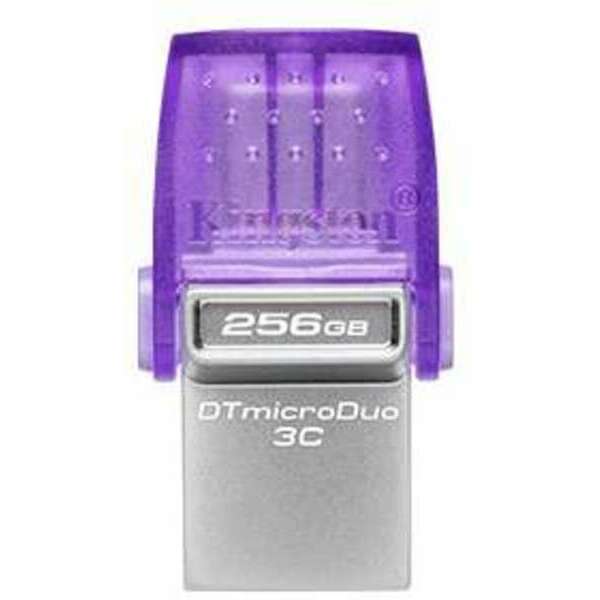 KINGSTON Fleš pen 256GB, DT microDuo3CG3, DTDUO3CG3/256GB