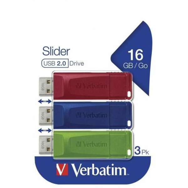 VERBATIM SLIDER 3X16GB