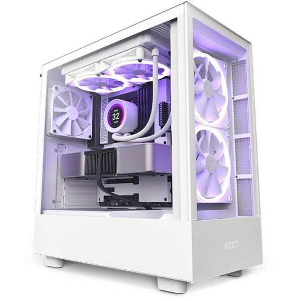 NZXT H5 Elite belo (CC-H51EW-01)