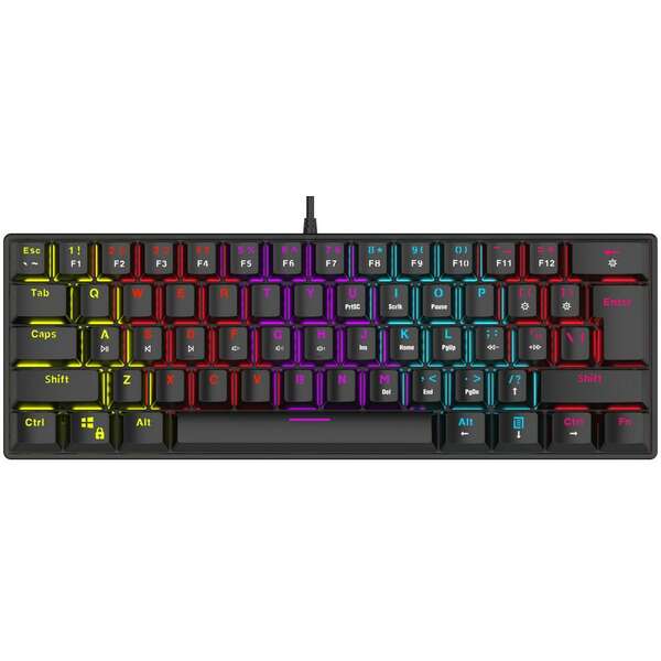 RAMPAGE PLOWER K60 BLACK RED SWITCH