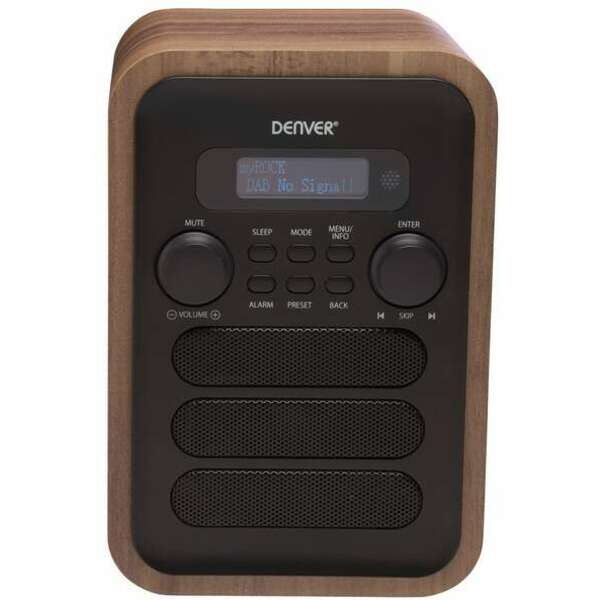 DENVER DAB-48 RADIO FM GREY