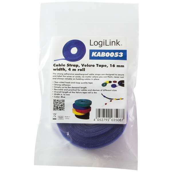 LOGILINK cicak traka 4m, 16mm, plava