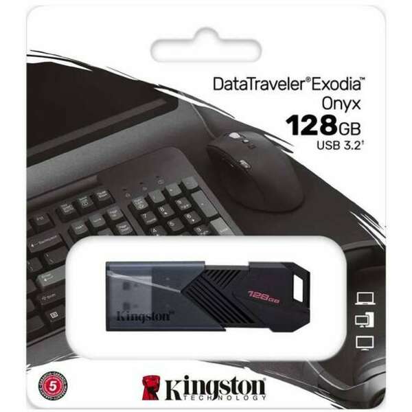 KINGSTON 128GB DATATRAVELER EXODIA ONYX 3.2