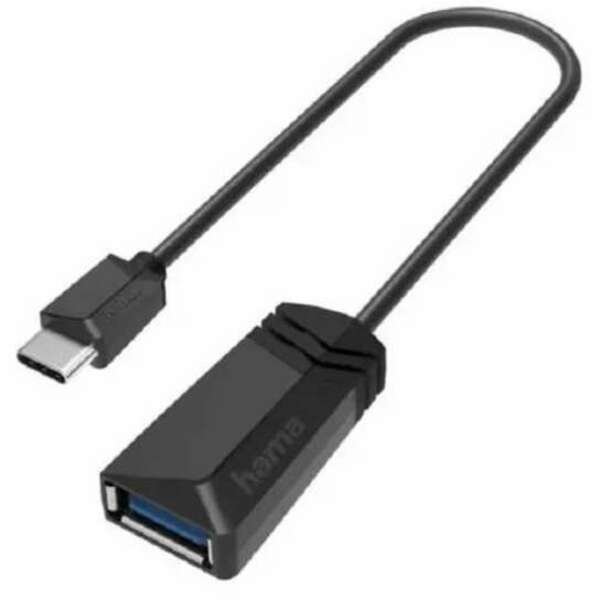 HAMA OTG kabl 0.15m USB-C muski na USB-A zenski, 5GB/s