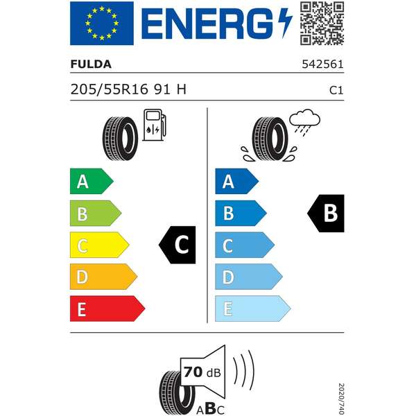 FULDA 205/55R16 ECOCONTROL HP 2 91H