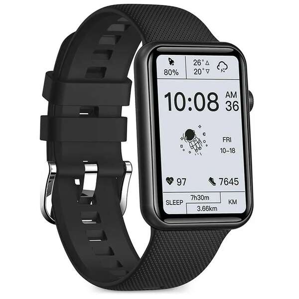 KSIX Smart Watch Tube Black BXSW13N