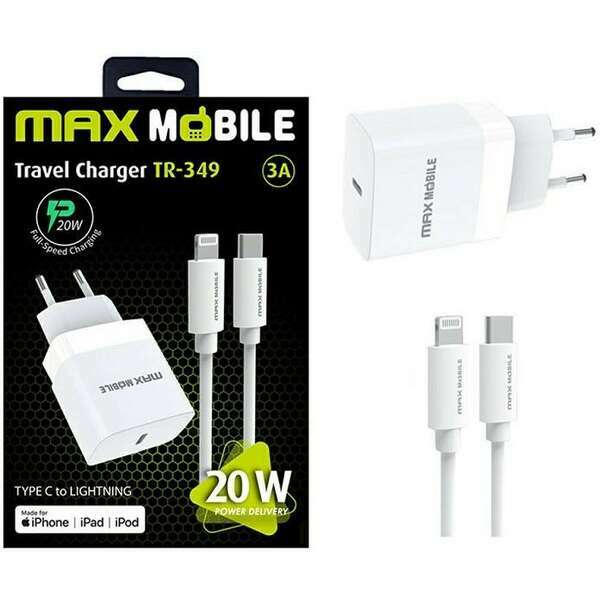 MAX MOBILE KUCNI PUNJAC SET2U1 KABL,MFI Apple TR349