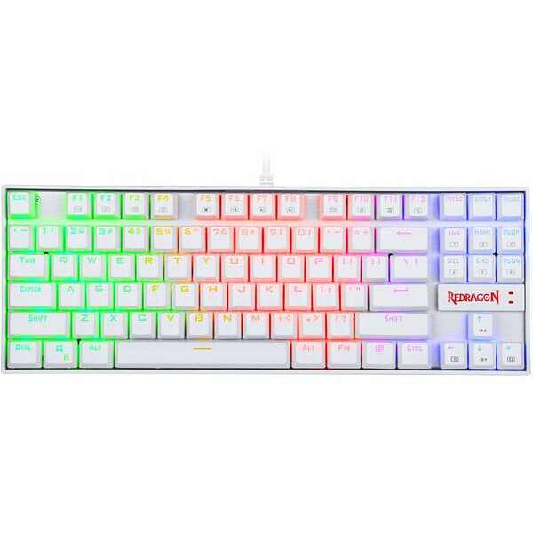 REDRAGON Kumara K552-RGB Mechanical White- Red Switch