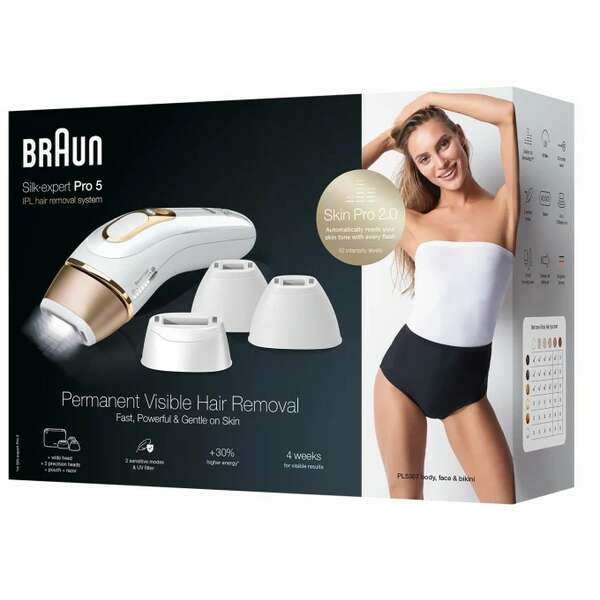 BRAUN IPL PL5387 WHT/GOLD BOX EURO