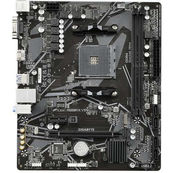 GIGABYTE A520M K V2 rev. 1.x