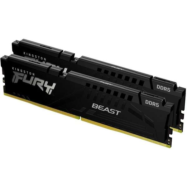 KINGSTON DIMM DDR5 64GB (2x32GB kit) 5600MT/s KF556C40BBK2-64 Fury Beast black