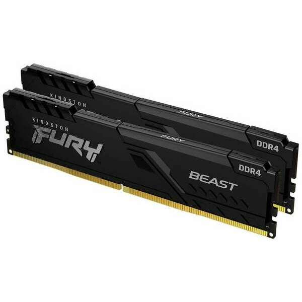 KINGSTON DIMM DDR4 64GB (2x32GB kit) 3200MHz KF432C16BBK2/64 Fury Beast Black