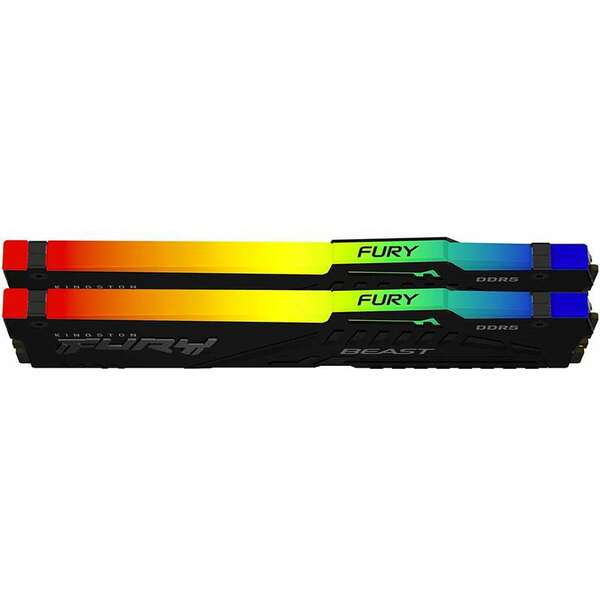 KINGSTON DIMM DDR5 32GB (2x16GB kit) 5600MT/s KF556C36BBEAK2-32 Fury Beast RGB EXPO