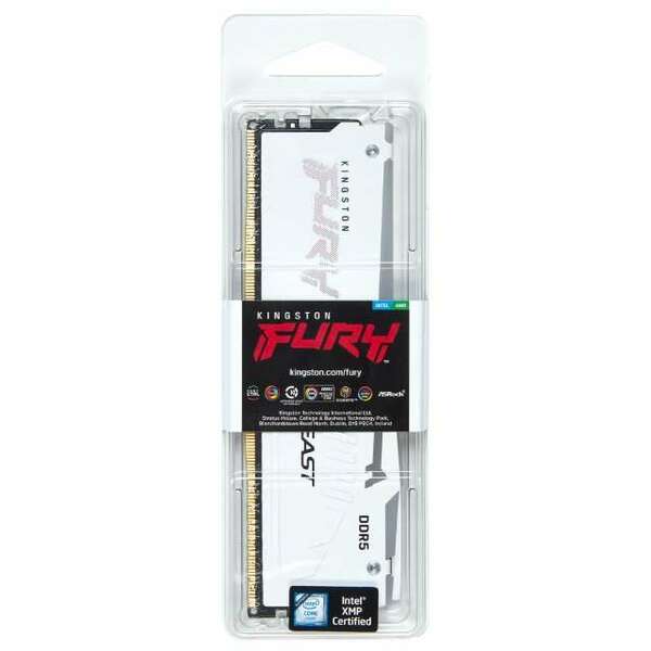 KINGSTON DIMM DDR5 32GB 6000MT/s KF560C36BWEA-32 FURY Beast RGB White EXPO