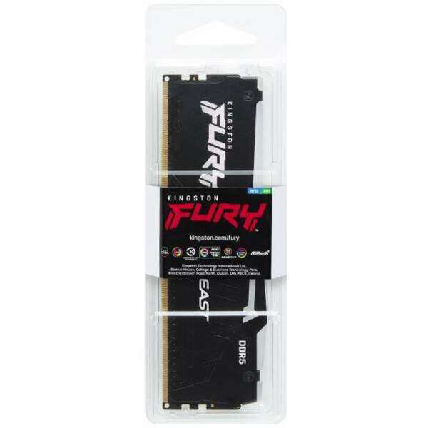 KINGSTON DIMM DDR5 32GB 5600MT/s KF556C36BBEA-32 Fury Beast RGB EXPO